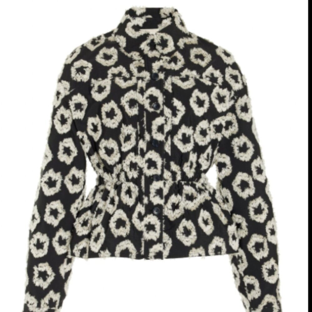 Ulla Johnson Arlin Fil Coupe Taffeta Jacket